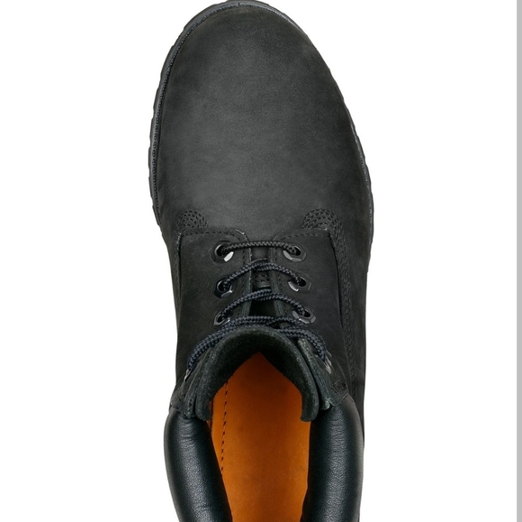 Timberland 6" Premium Waterproof Boots - Men's Black Nubuck - Picture 10 of 14